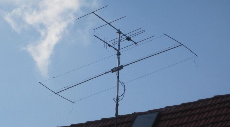 Duoband antenna 10-m-dipole+3-el.-6-m-beam 10 6 Meter Dual Band Antenna